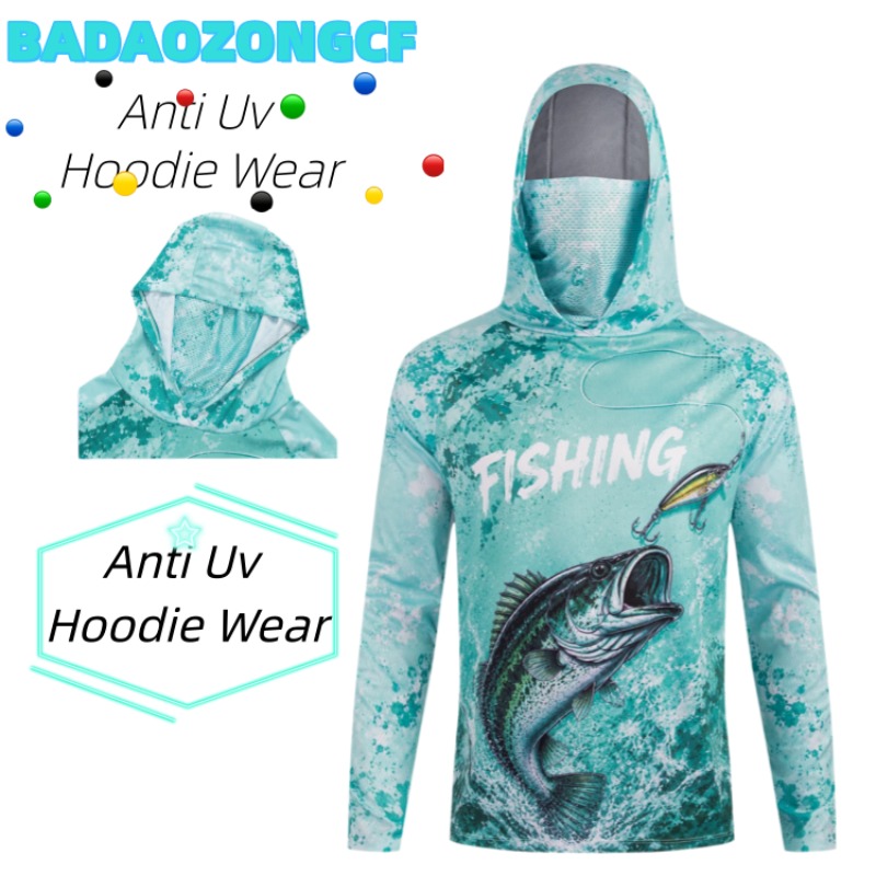 Fishing Shirt Uv Protection - Angler-T-Shirt für den Sommer, Angelbekleidung für