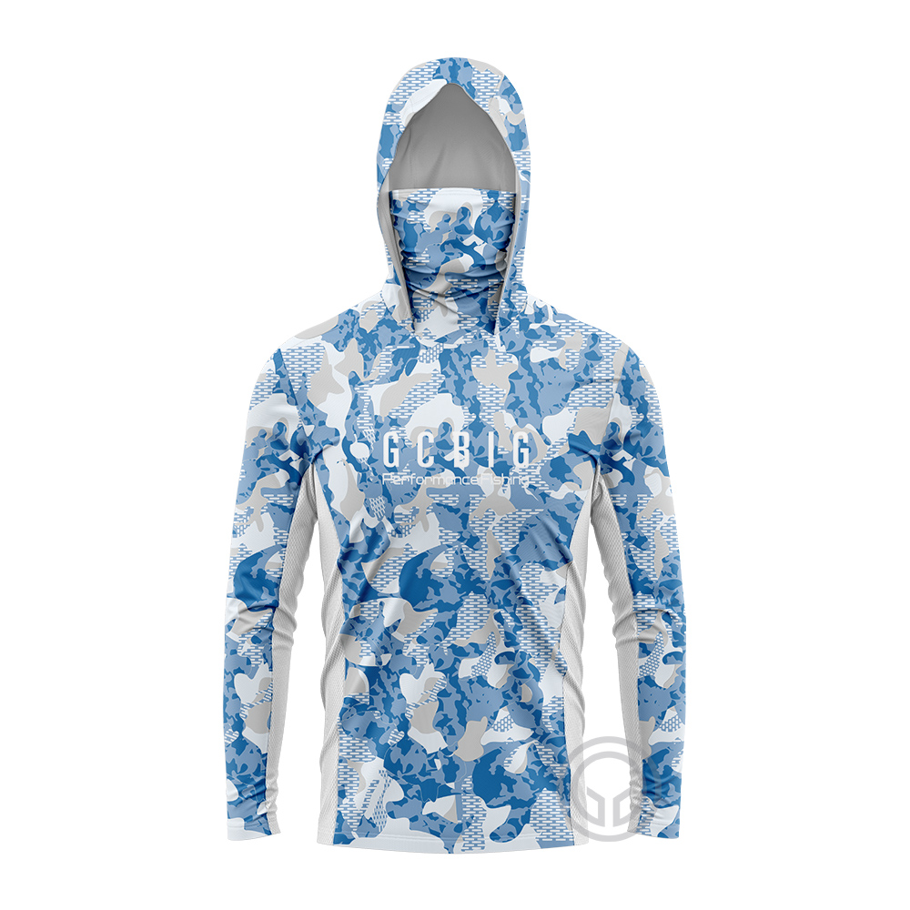 Fishing Shirt Uv Protection - Gcbig Angeln tragen Langarm Kapuze Angel