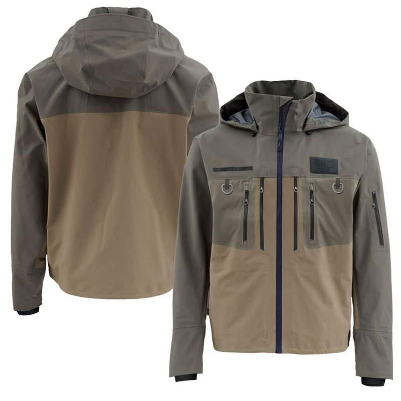 Fishing Jacket Waterproof - Angeln Watsjacken 4-lagige atmungsaktive Regenjacke Langlebige