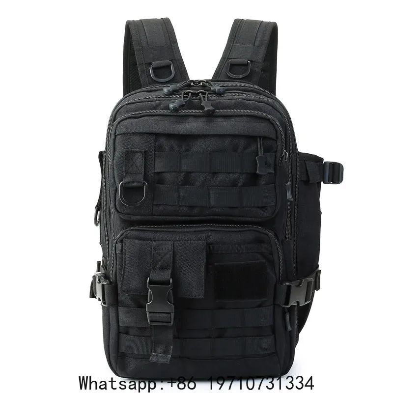Fishing Backpack - 1000D Wasserdichter Rucksack Angelausrüstungstasche Doppelter Schultergurt