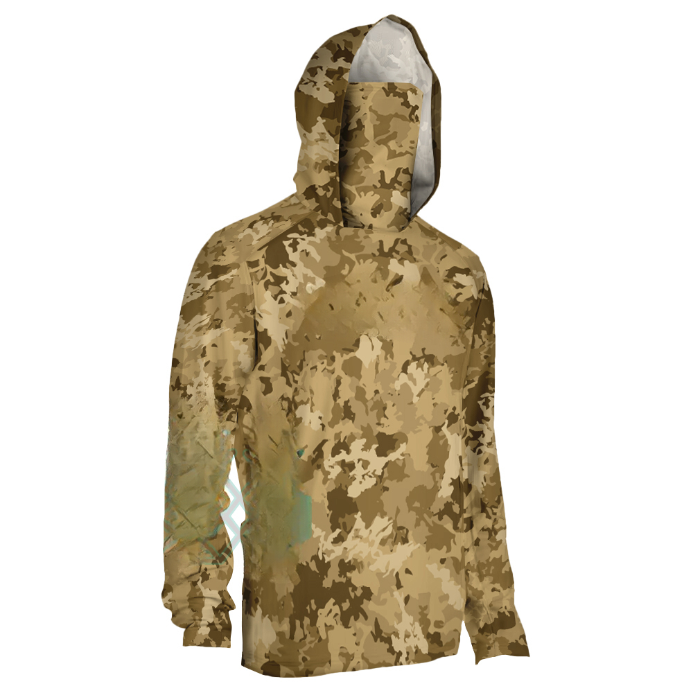 Fishing Hoodie - Angelhemd Sommer Performance Angelbekleidung Herren Langarm