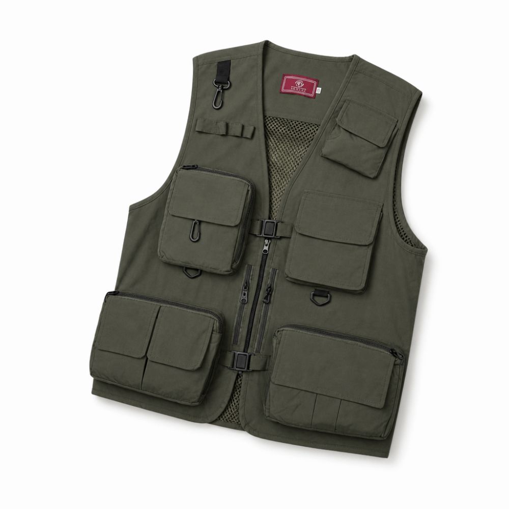 Fishing Vest - Lässige Wasserdichte Anglerweste Schnell Trocknende Leichte