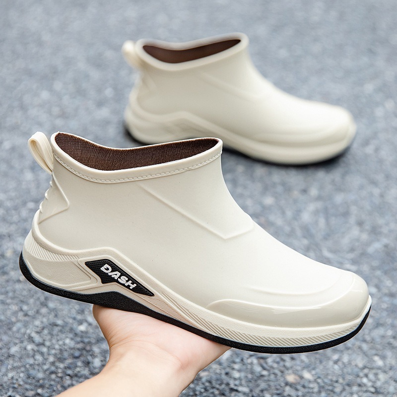 Fishing Boots - Herren Regenschuhe Wasserdichte Arbeitsstiefel Modische Outdoor-Angelschuhe