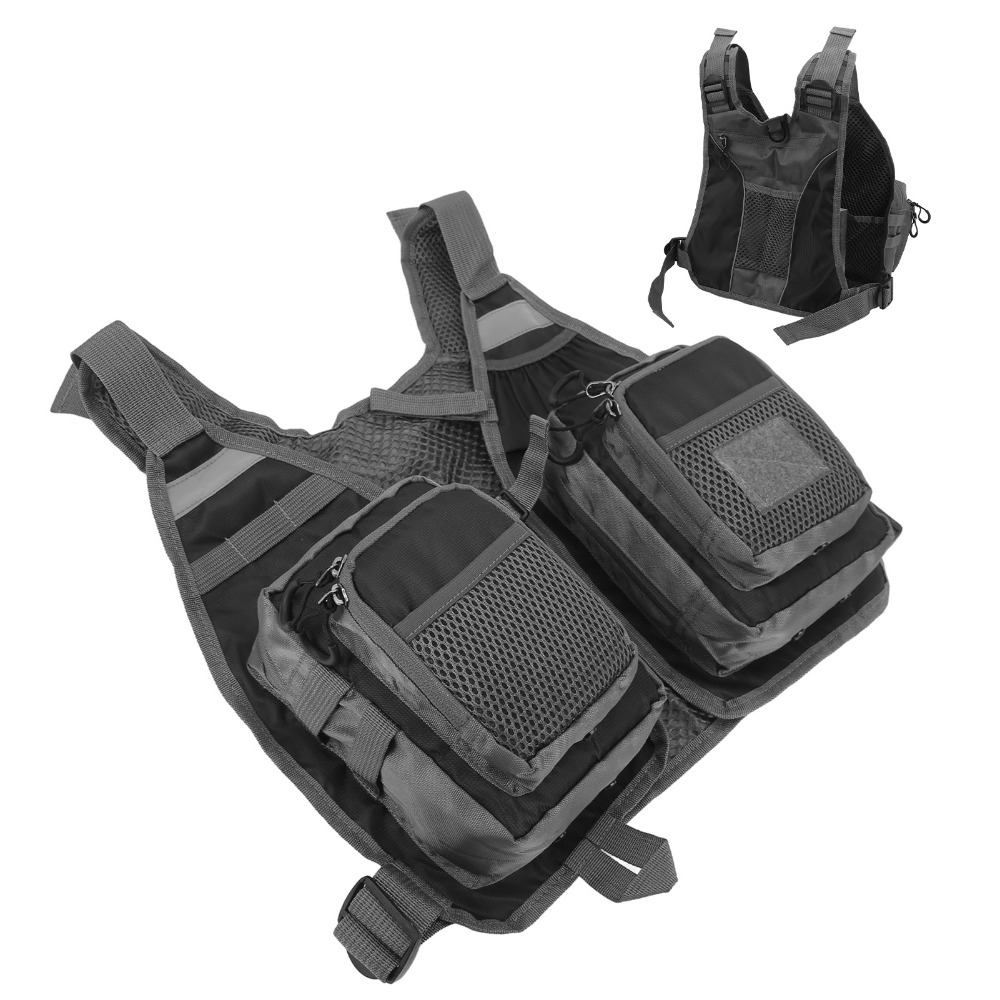 Fishing Vest - Leichte Fliegenfischerweste mit Verstellbaren Schultergurten und