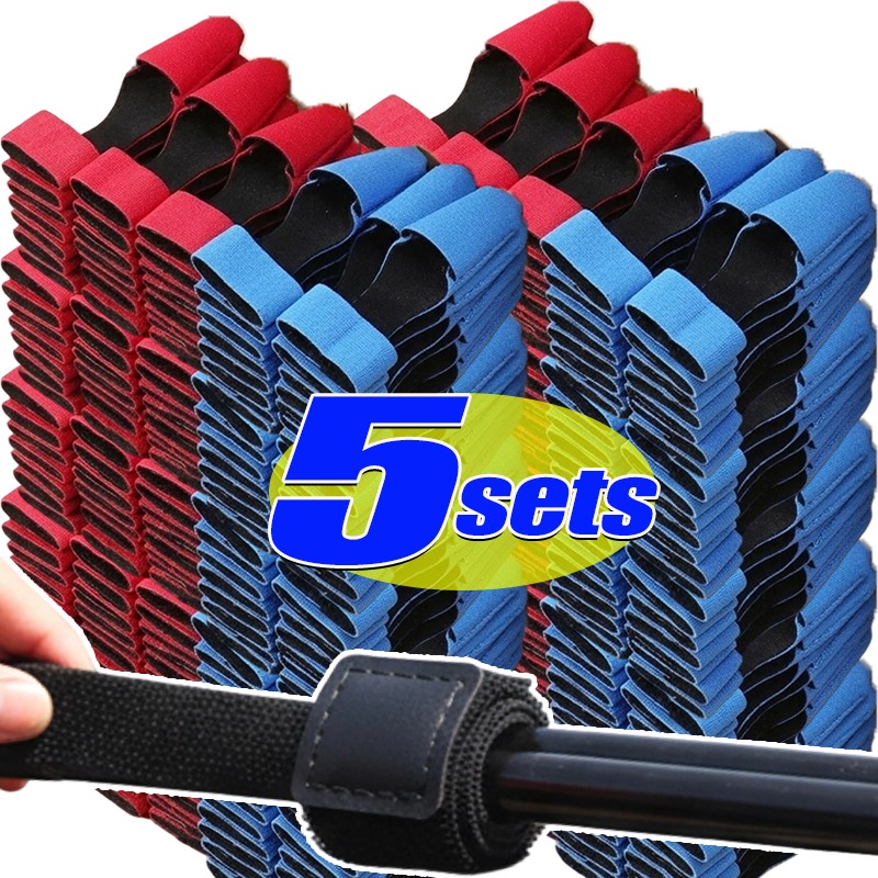 Fishing Belt - Angelruten-Spitzenschutz-Set: Elastischer Rutenriemen, Schutzkappe, Schutzhülle für