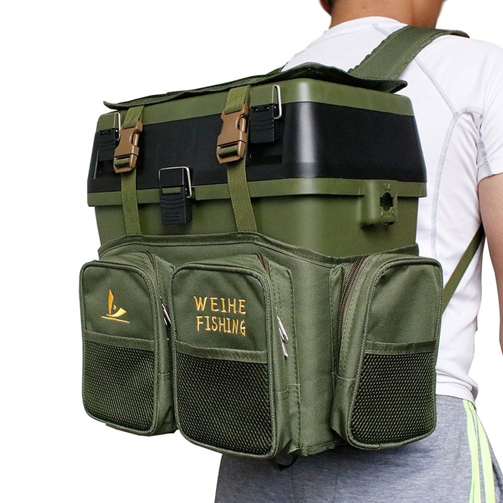 Grüner Angelrucksack aus Nylon – Fishing Backpack Bewertung und Preis