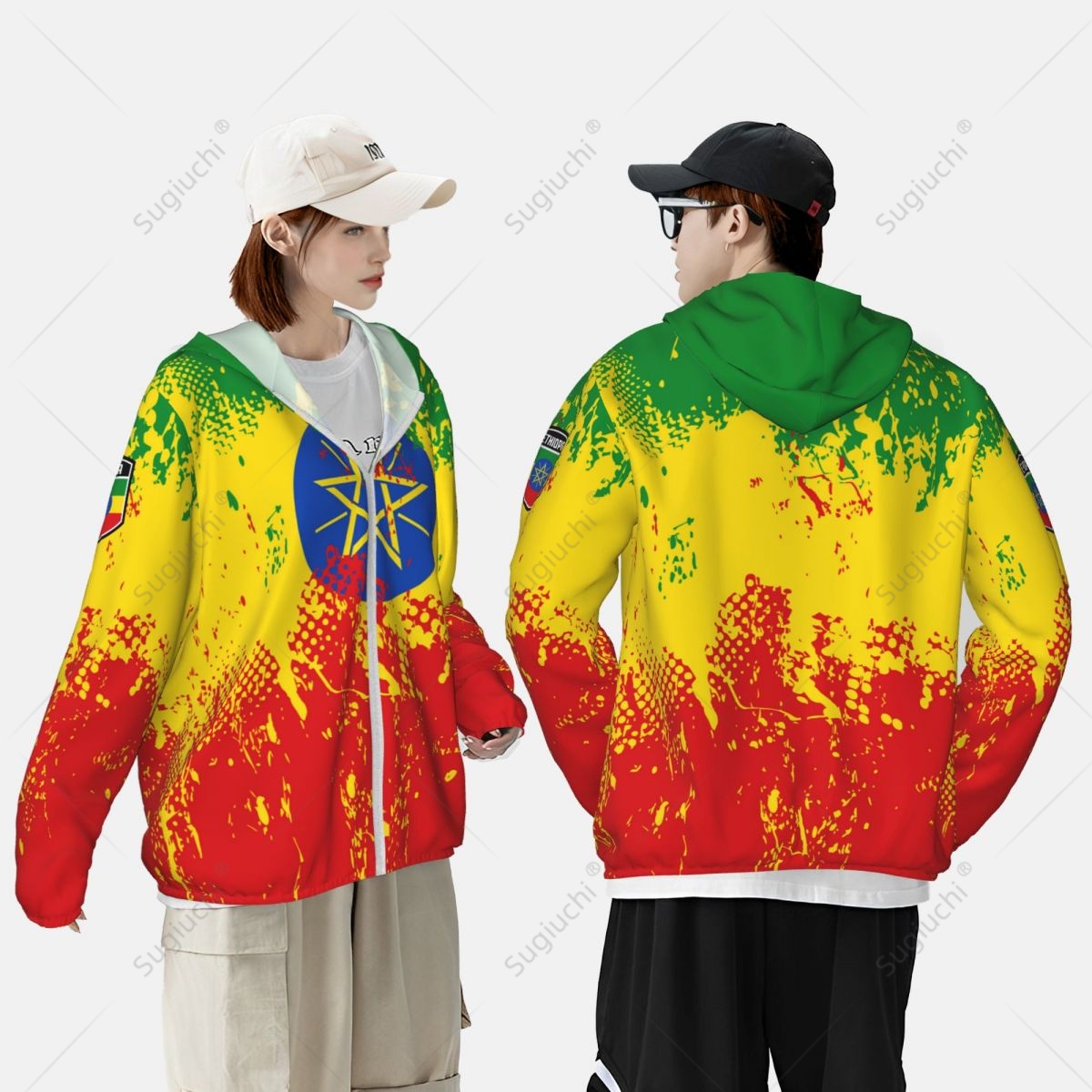 Äthiopien-Flagge, Sonnenschutz – Fishing Hoodie Bewertung und Preis