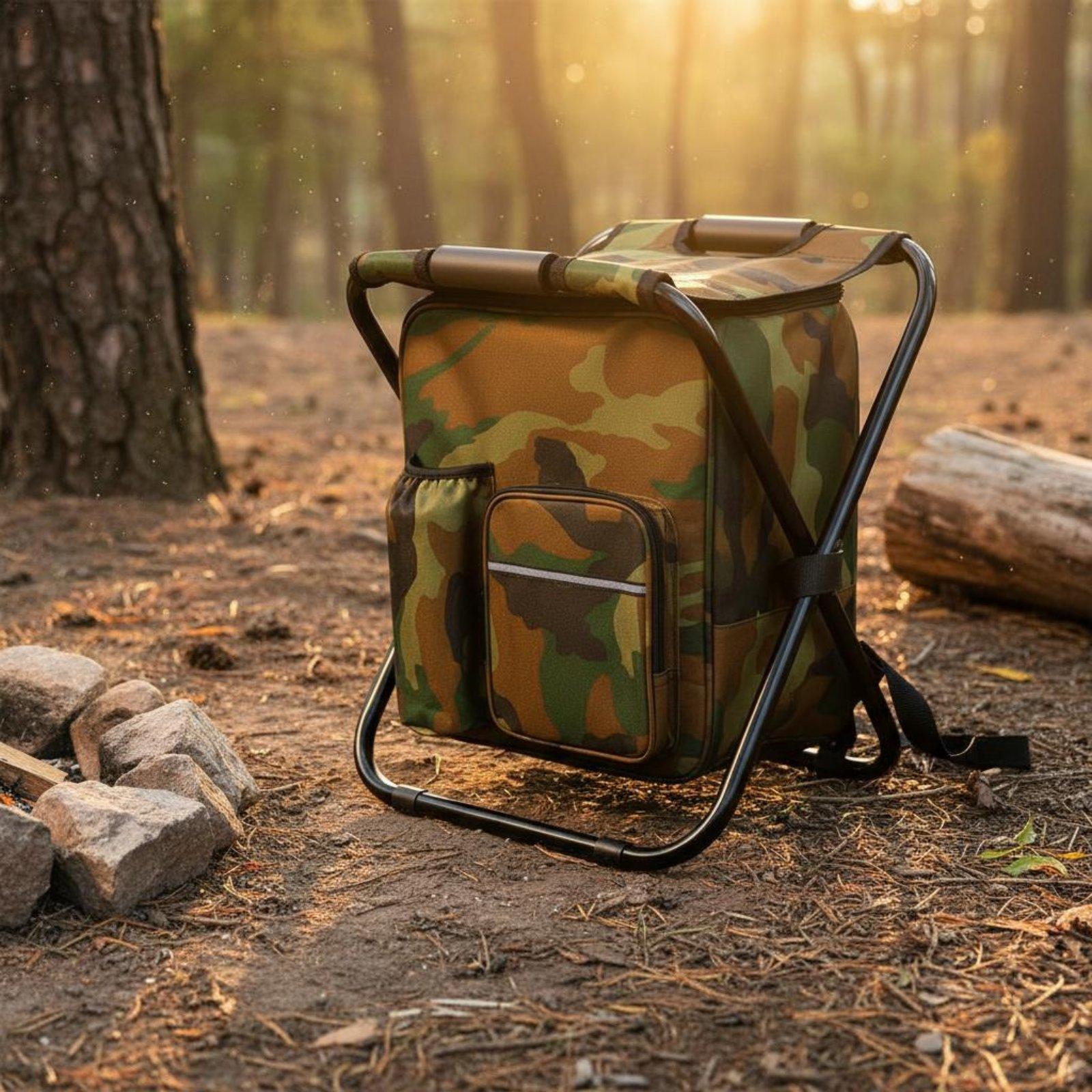 Rucksack-Kühlhocker Faltbares  – Fishing Backpack Bewertung und Preis