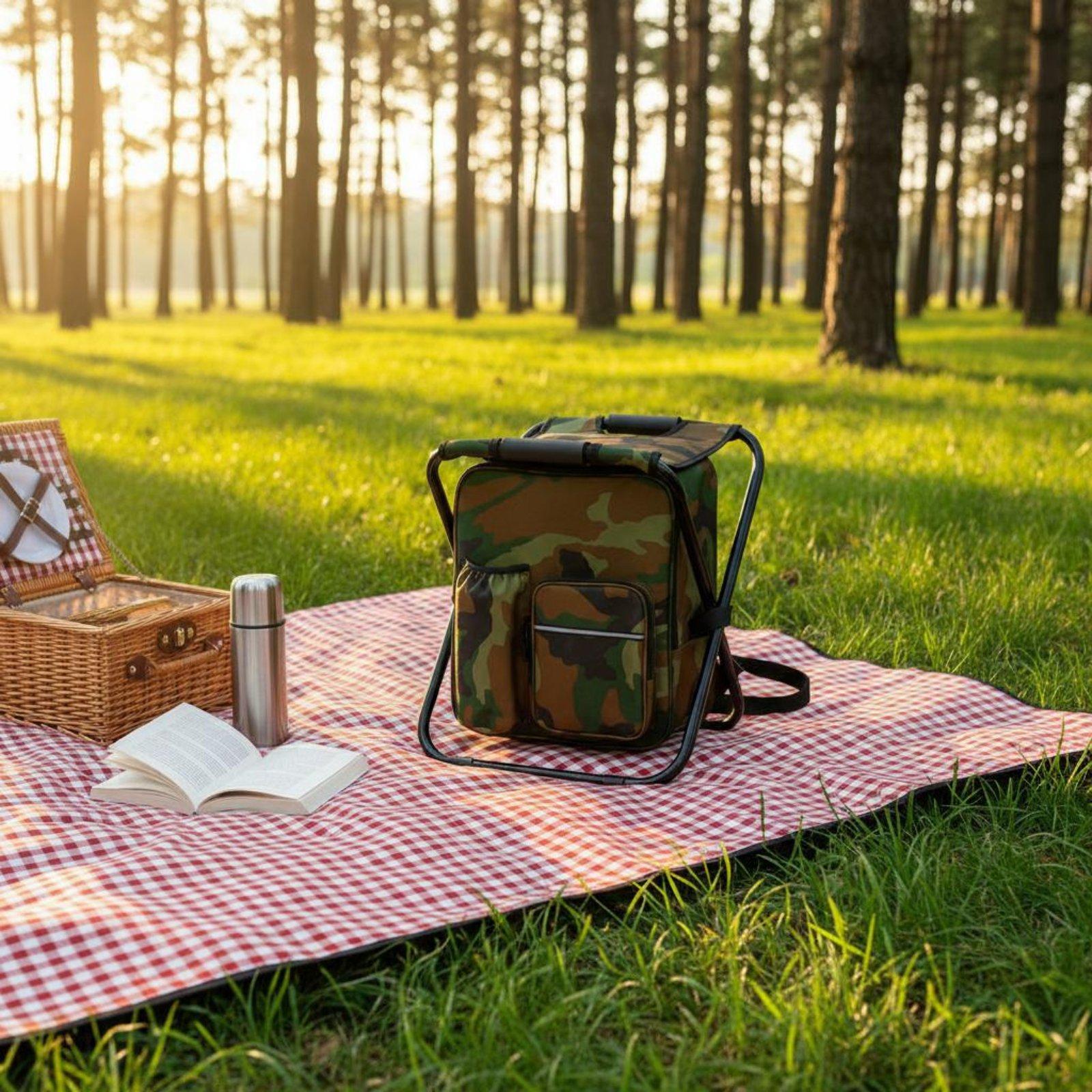 Rucksack-Kühlhocker Faltbares  – Fishing Backpack Bewertung und Preis