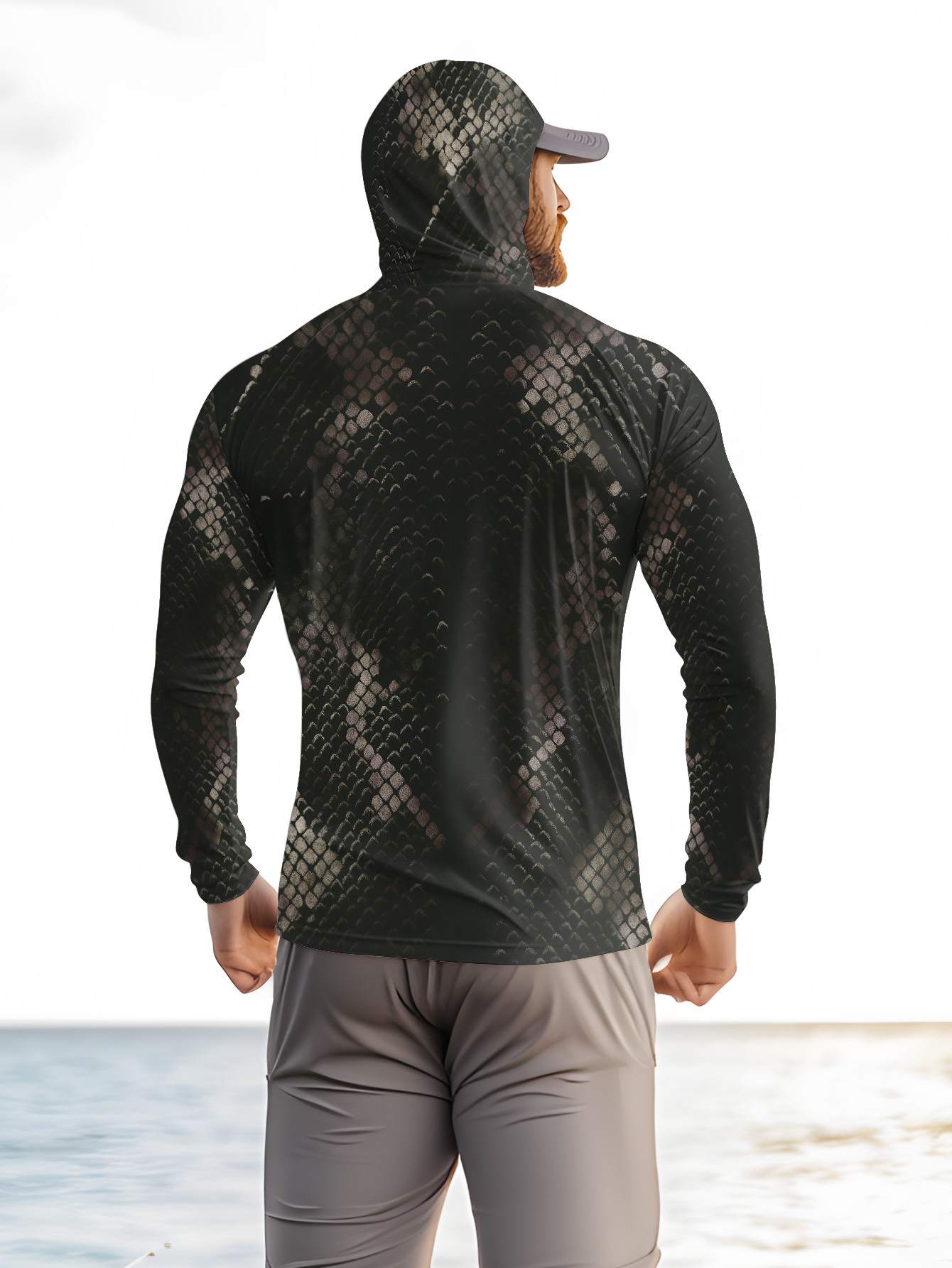 Herren Angelhemd mit Kapuze, L – Fishing Shirt Uv Protection Bewertung und Preis