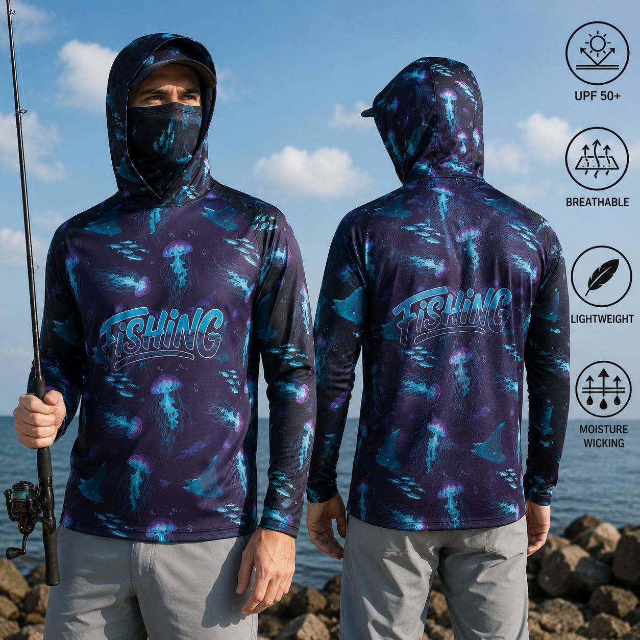 Angelshirt mit Kapuze für Herr – Fishing Hoodie Bewertung und Preis