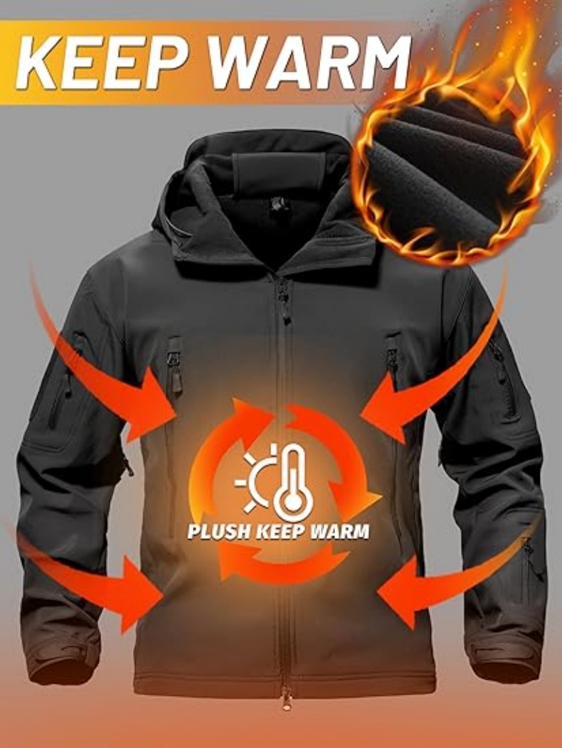 Taktische Fleece-Softshell-Jac – Fishing Jacket Waterproof Bewertung und Preis