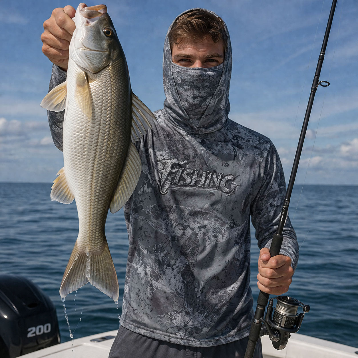 Angler-Hoodie, Reitoberteil, U – Fishing Hoodie Bewertung und Preis