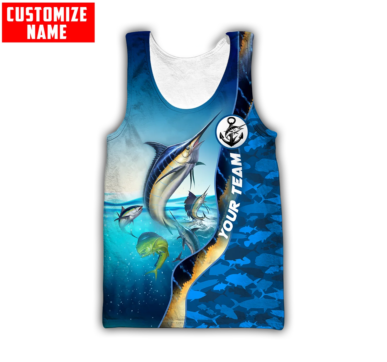 Custom name Mahi mahi angeln 3 – Fishing Vest Bewertung und Preis